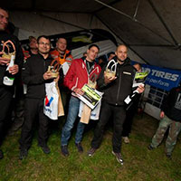 Marcin Biadała i pilot Maciej Kopara Radomski